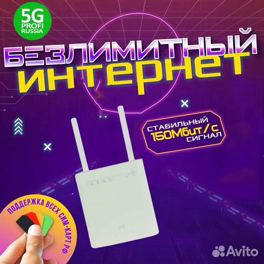 WiFi Роутер 4G модем ZTE MF286D CAT12 4489