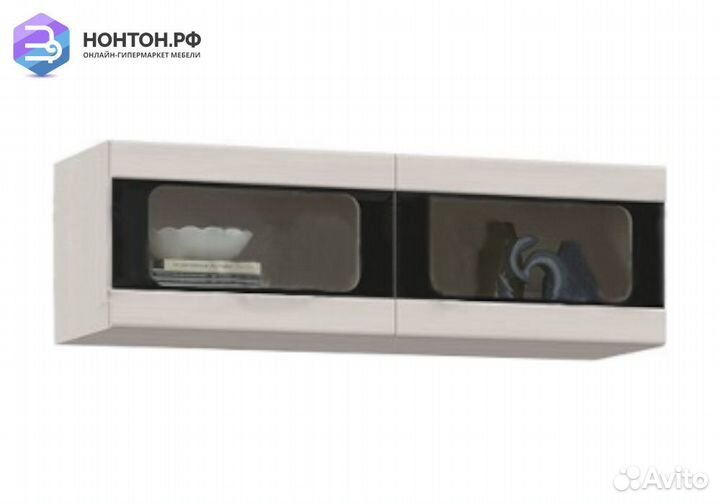 Витрина Эколь 3 сандал светлый