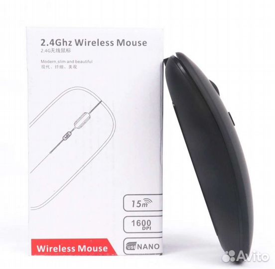 Беспроводная мышь cnuwi с аккумулятором