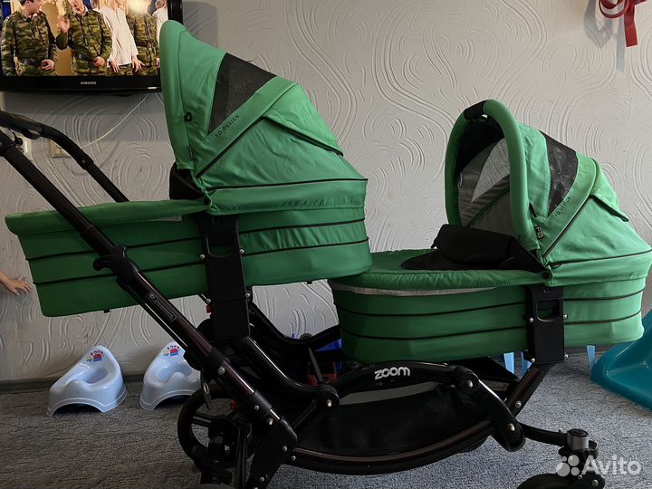 Коляска для двойни fd design zoom