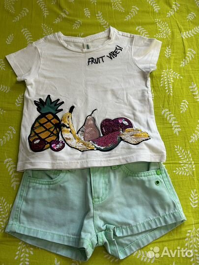 Пакет летних вещей на девочку 92