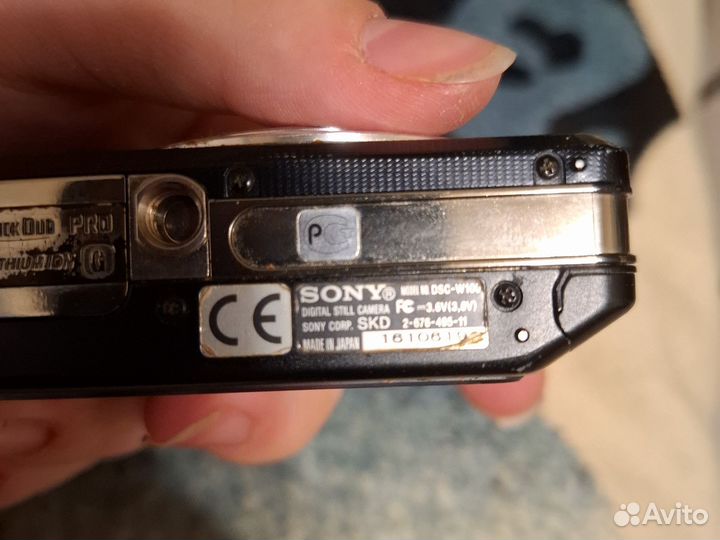 Фотоаппарат мыльница sony cyber-shot DSC-W100