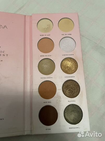 Палитра теней и помада