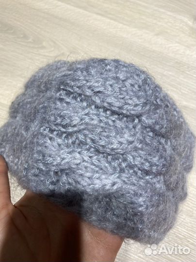 Вязаная повязка на голову,женская