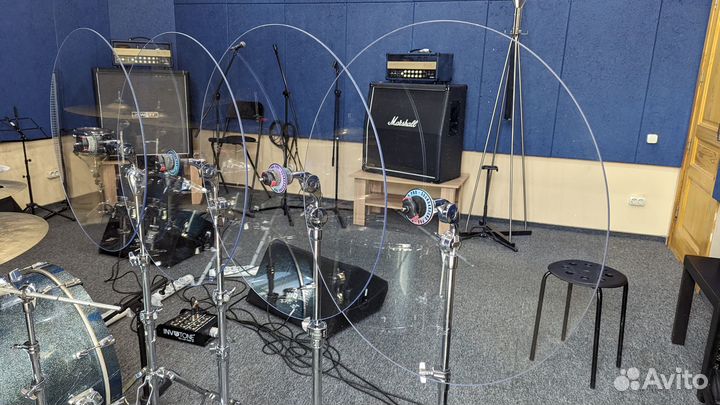 Круглые экраны для барабанов/драмшилд 4 шт