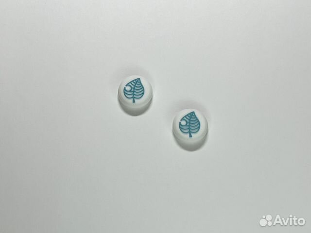 Накладки на стики для Switch - Лист(Бело-Синие)