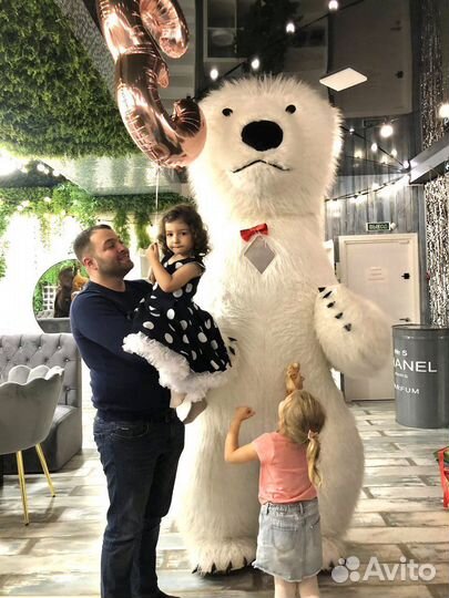 Белый мишка поздравления