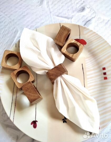 Кольца для салфеток дерево