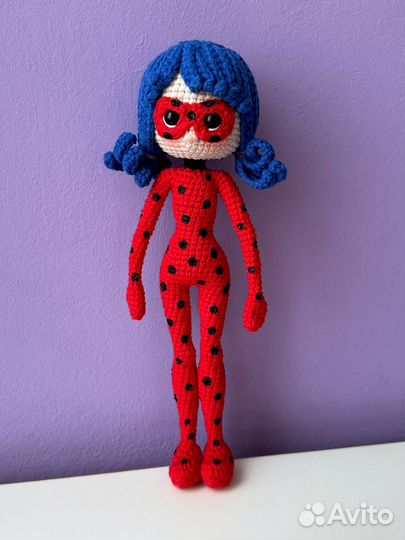 Леди Баг ручная работа вязаная