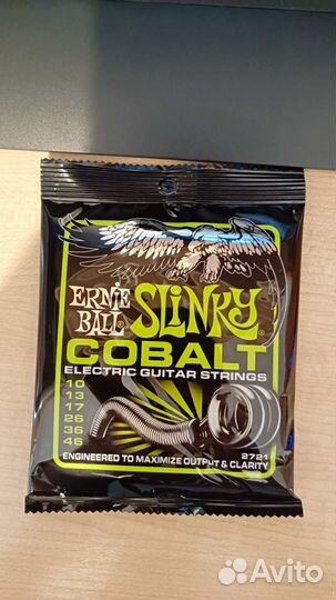 Струны для электрогитары Ernie Ball Cobalt 10-46