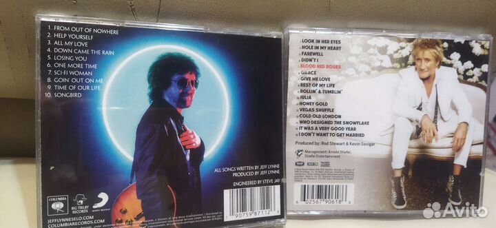 Компакт диски рок музыки