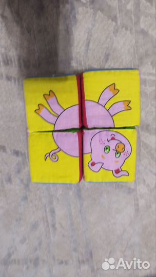 Кубики мягкие