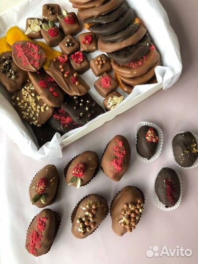 Финики в шоколаде, фрукты в шоколаде