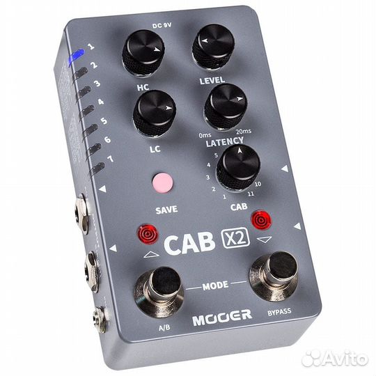 Mooer Cab X2 - Педаль эффектов эмулятор кабинетов