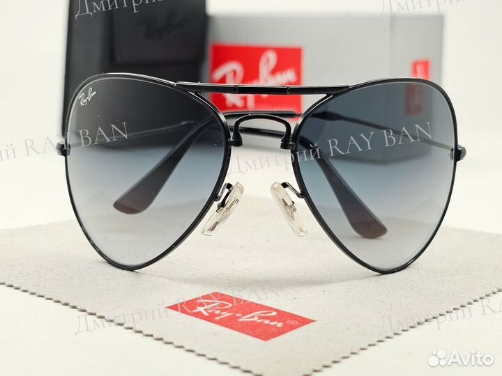 Очки Ray Ban 3479 Aviator Голубой Градиент Стекло
