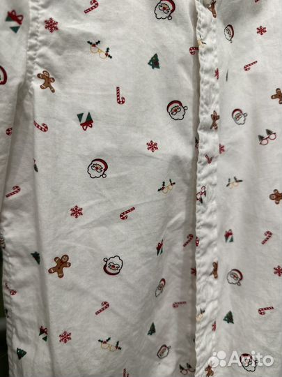 Рубашка для мальчика новогодняя