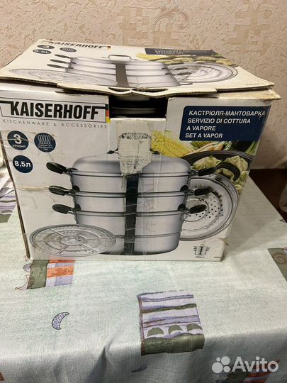 Мантоварка из нержавейке Kaiserhoff