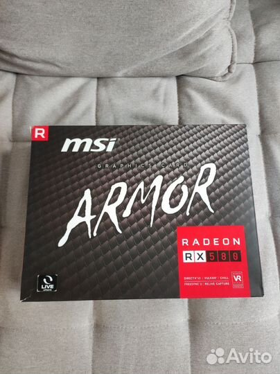 Коробка от MSI Armor RX 580 8Gb
