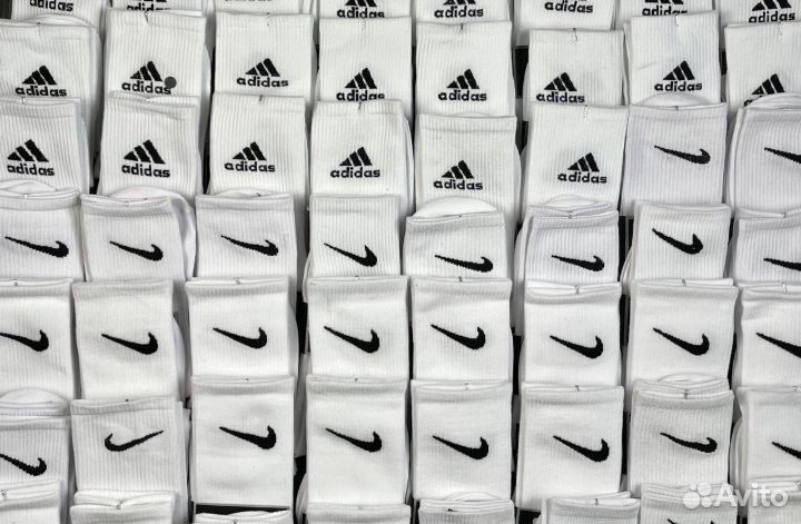 Носки белые разноцветнве розница