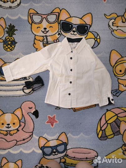 Белая рубашка для мальчика