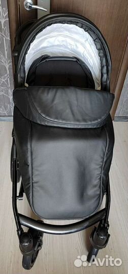 Коляска 2 в 1 Indigo из эко кожи