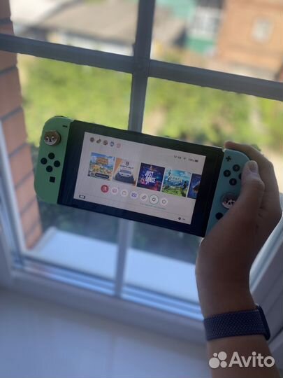 Nintendo switch animal crossing edition