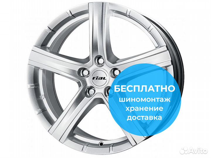 R19 5x150 9J ET50 D110,1 Rial Quinto Polar Silver