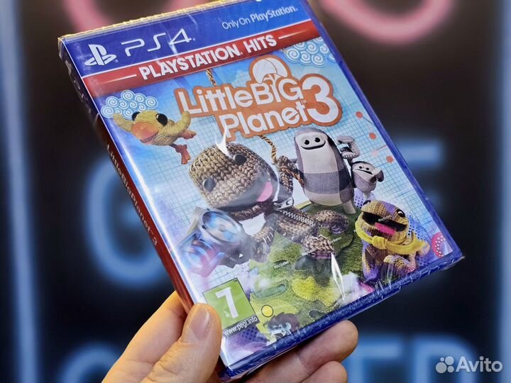 Новый диск ps4 ps5 Little big Planet 3, на русском