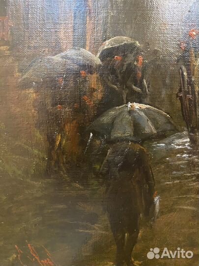 Картина маслом на холсте большая