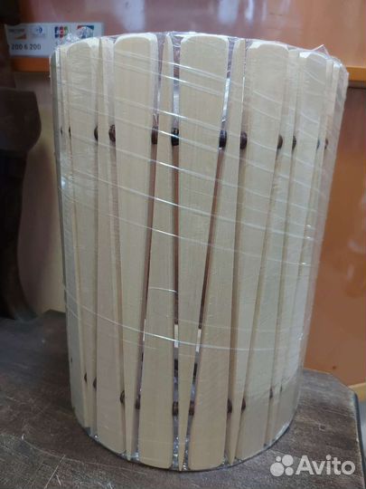 Абажур для бани, дерево