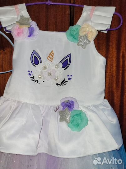 Платье единорожка 116