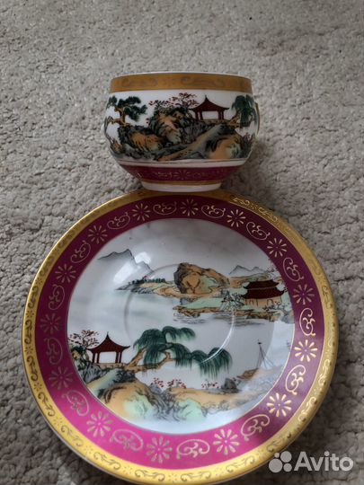 Чайная пара фарфор
