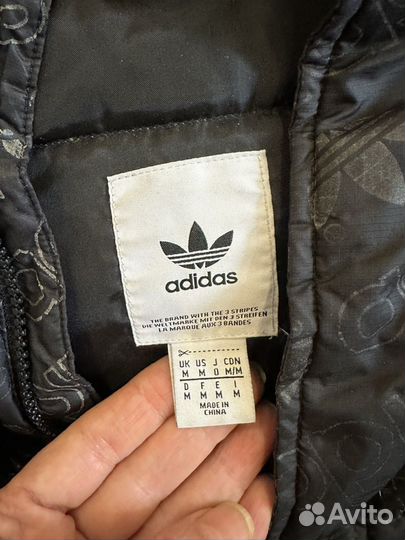 Пуховик мужской adidas