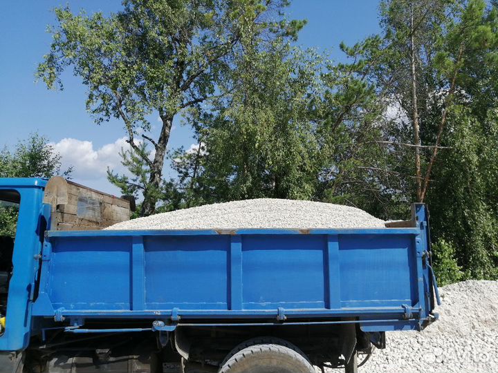 Доставка сыпучих грузов, услуги самосвала