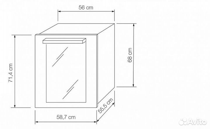 Винный шкаф lofra zbrbi36T chrome