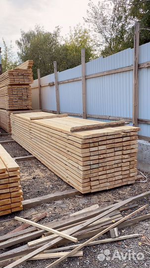 Доска обрезная 25х100х6000мм от производителя