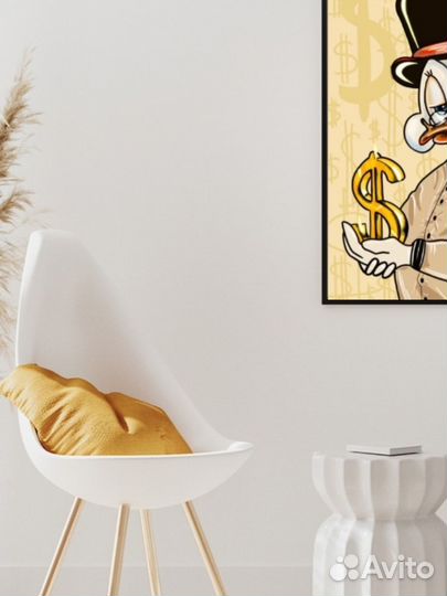 Kvintessa Интерьерный постер Скрудж Макдак