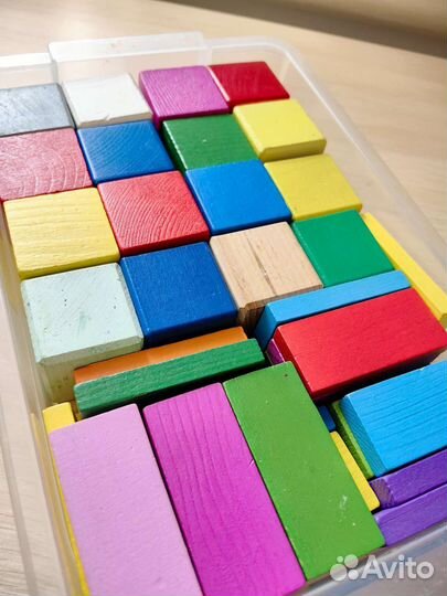 Кубики, плашки, деревянные кубики