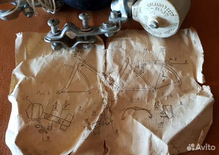 Фара и генератор для велосипеда