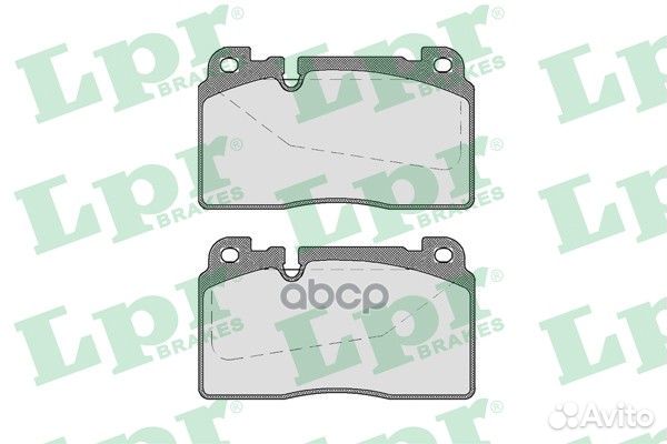 Колодки тормозные дисковые 05P1804 Lpr