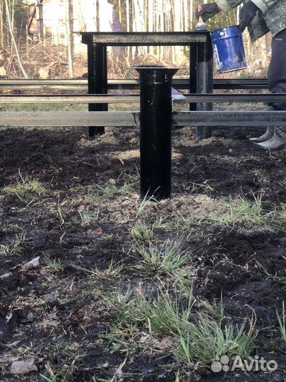 Фундамент винтовой под ключ