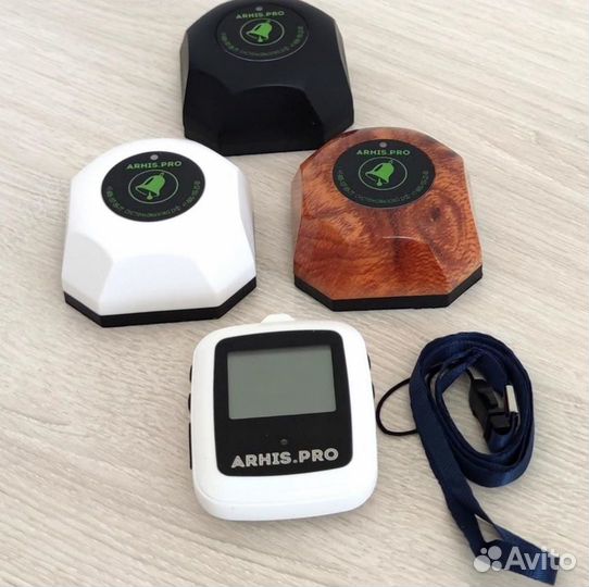 Кнопка вызова персонала и часы пейджер Поясной