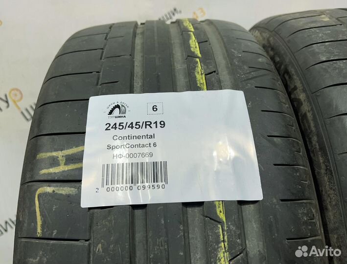 Continental SportContact 6 245/45 R19 94Y
