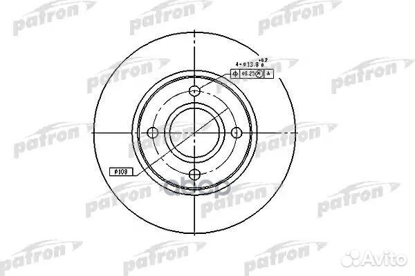 Диск тормозной передн ford: cougar 98-01, mondeo I