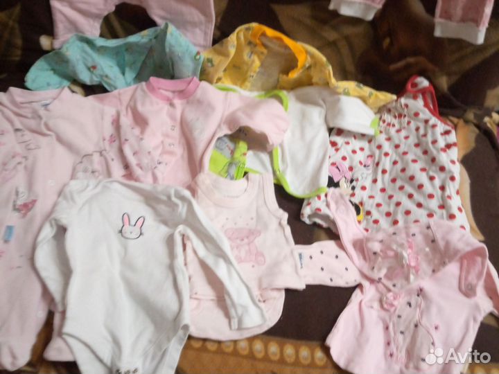 Вещи пакетом для новорожденной девочки