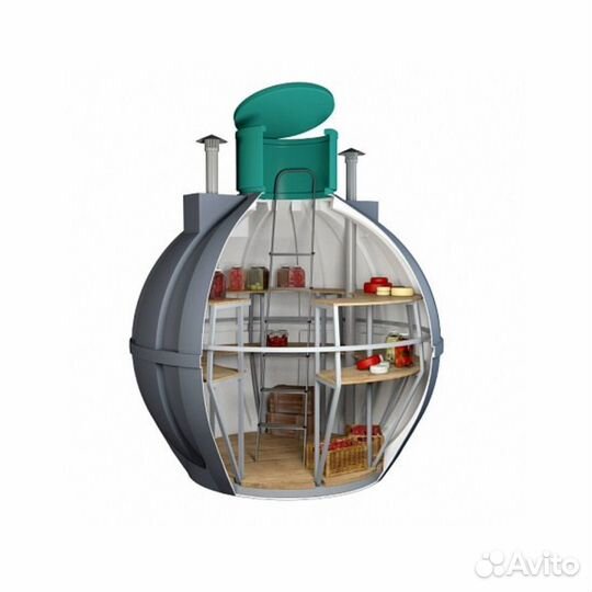 Погреб пластиковый для дачи