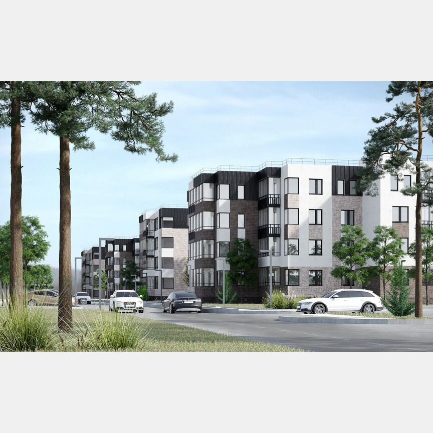 1-к. квартира, 47,7 м², 1/4 эт.