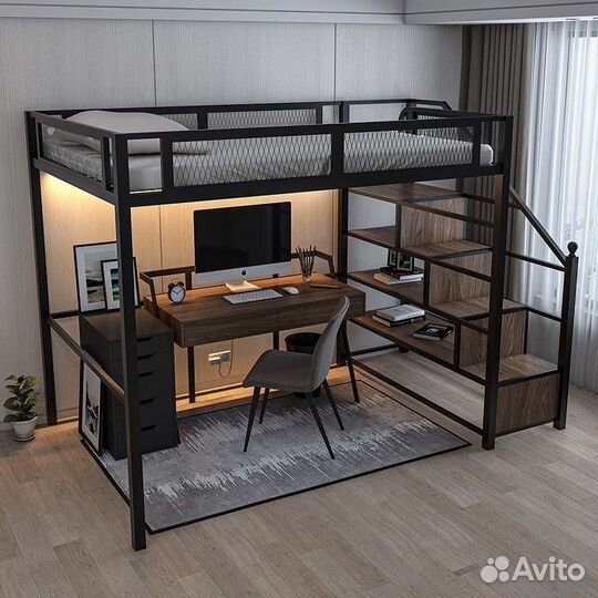 Кровати в стиле Лофт