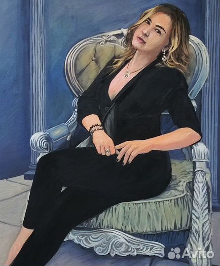 Портрет по фото, на заказ, маслом на холсте