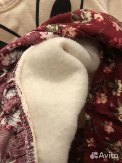 Теплое платье для девочки 80